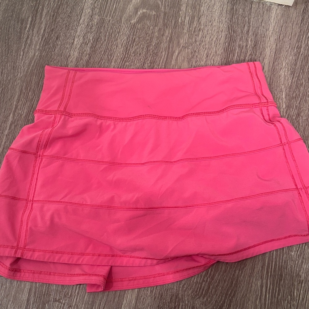 Lululemon Athletica Sonic Pink Skort- Pace rival skirt